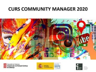CURS COMMUNITY MANAGER 2020
 