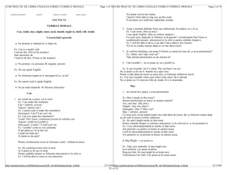 CURS PRACTIC DE LIMBA ENGLEZA-VERBUL/VERBELE MODALE                                        Page 1 of 10 CURS PRACTIC DE LIMBA ENGLEZA-VERBUL/VERBELE MODALE                                          Page 2 of 10


     Capitolul precedent          Cuprins          Capitolul urmator       Index Cursuri                           Voi putea veni la tine mâine.
                                                                                                                   I haven’t been able to ring you up this week.
                                                   LECTIA VI                                                       N-am putut sa-ti telefonez saptamâna aceasta.

                                             VERBELE MODALE
                                                                                                               2. Arata o anumita abilitate fizica sau intelectuala. Se traduce cu a sti sa.
               Can, could, may, might, must, need, should, ought to, shall, will, would.                          Ex. I can swim. (Stiu sa inot.)
                                                                                                                  I can speak English. (Stiu sa vorbesc engleza.)
                                             Caracteristici generale                                              Cu acest sens, timpurile se folosesc ca la punctul 1 (could pentru Past Tense si
                                                                                                                  conditionalul prezent, inlocuitorul to be able to pentru celelalte timpuri.).
           l    Nu primesc to inaintea lor si dupa ele:                                                           Ex. I will tbe able to drive a car after I have taken a few lessons.
                                                                                                                  Voi sti sa conduc masina dupa ce voi lua câteva lectii.
         Ex. Can is a model verb.
         I can do this. (Pot sa fac aceasta.)                                                                  3. In vorbirea familiara, can poate fi folosit cu sensul lui may de „a avea permisiunea".
         Spre deosebire de:                                                                                       Ex. Father, can I take your car?
         I want to do this. (Vreau sa fac aceasta.)                                                               Tata, pot/am permisiunea sa iau masina ta?

           l    Nu primesc s la persoana III singular, prezent.                                                4. Can’t/couldn’t – nu se poate sa, nu e posibil sa.

         Ex. He can speak English.                                                                             Ex. It can’t/couldn’t be 9 o’clock. The sun hasn’t set yet.
                                                                                                             Nu se poate sa fie ora 9. Soarele nu a apus inca.
           l    Nu formeaza negativul si interogativul cu „to do".                                           Pentru a reda ideea de trecut cu acest sens, se foloseste infinitivul trecut.
                                                                                                             Ex. You can’t/couldn’t have seen John in the street. He is abroad.
                                                                                                             Nu se poate sa-l fi vazut pe John pe strada. El e in strainatate.
         Ex. He cannot (can’t) speak English.
                                                                                                                       May
           l    Nu au toate timpurile. Se folosesc inlocuitori.
                                                                                                               1. are sensul de a putea, a avea permisiunea
                           Can
                                                                                                               Ex. May I smoke in this room?
         1. are sensul de a putea, a fi in stare
                                                                                                               Pot/am permisiunea sa fumez in aceasta camera?
            Ex. I can make this traslation.
                                                                                                               Yes, you may. (Da, poti.)
            Can = infinitiv, prezent
                                                                                                               Negativ: may not, mayn’t
            Negativ: cannot, can’t
                                                                                                               Interogativ: May I? May you?
            Ex. I cannot (can’t) make this translation.
                                                                                                               May = infinitiv, prezent
            Interogativ: Can I? Can you? etc.
                                                                                                               Cu acest sens exista timpul might care reda ideea de trecut, dar se foloseste numai dupa
            Ex. Can you make this translation?
                                                                                                             un alt verb la trecut (vorbire indirecta).
            Could=Past Tense, conditional prezent al verbului can
                                                                                                               Ex. He said I might smoke in that room.
            Negativ: could not (couldn’t)
                                                                                                               Pentru celelalte timpuri se folosesc inlocuitorii: to be allowed to, to be permitted to.
            Interogativ: Could I ? Could you? etc.
                                                                                                               Ex. I was allowed/permitted to smoke in that room.
            Ex. I couldn’t come to you yesterday.
                                                                                                               Am putut/mi s-a permis sa fumez in camera aceea.
            N-am putut sa vin la tine ieri.
                                                                                                               I will be allowed/permitted to smoke in that room.
            Could you help me?
                                                                                                               Voi putea/mi se va permite sa fumez in camera aceea.
            Ai putea sa ma ajuti?
                                                                                                               2. May/Might – s-ar putea sa
                Pentru conditionalul trecut se foloseste could + infinitivul trecut
                                                                                                               Ex. Take your umbrella. It may/might rain.
                Ex. He could have been here in time.
                                                                                                               Ia-ti umbrela, s-ar putea sa ploua.
                Ar fi putut sa fie aici in timp.
                                                                                                               Ring up John. He may/might be at home now.
                Pentru celelalte timpuri se foloseste inlocuitorul to be able to.
                                                                                                               Telefoneaza-I lui John. S-ar putea sa fie acasa acum.
                Ex. I will be able to come to you tomorrow.


http://quintet.actrus.ro/biblioteca/cursuri/lb_str/obilisteanu/lectia_6.html                 12/15/04 http://quintet.actrus.ro/biblioteca/cursuri/lb_str/obilisteanu/lectia_6.html                      12/15/04
                                                                                                 20 of 42
 