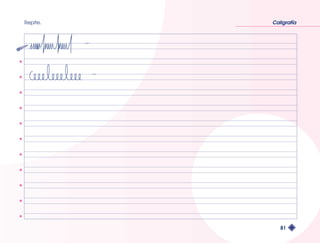 Repite. Caligrafía 
81 
 