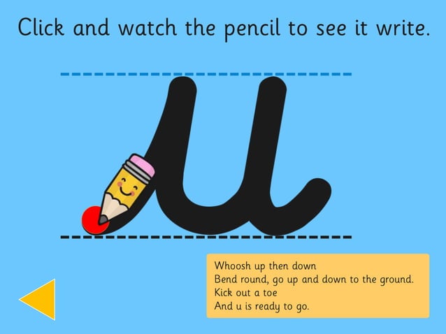 Cursive letter-formation-powerpoint - | PPSX