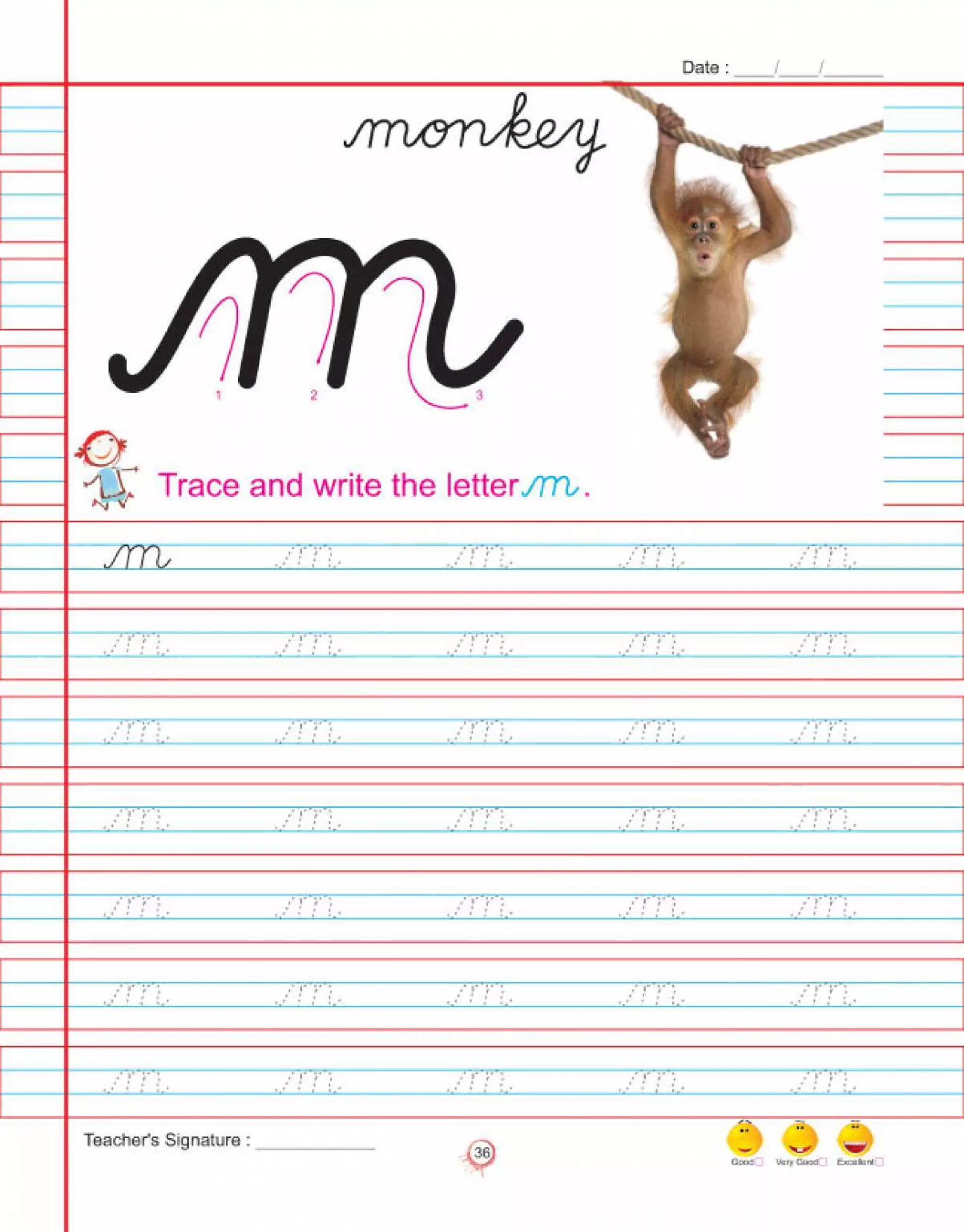 Small Writing Kind Cursive small writing class lkg | PDF