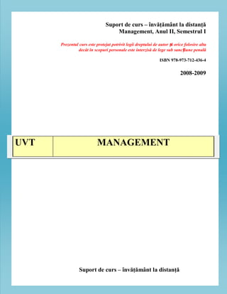 Curs management general final id | PDF