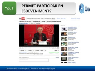 PERMET PARTICIPAR EN ESDEVENIMENTS 
