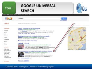 GOOGLE UNIVERSAL SEARCH  