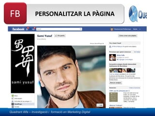 PERSONALITZAR LA PÀGINA 