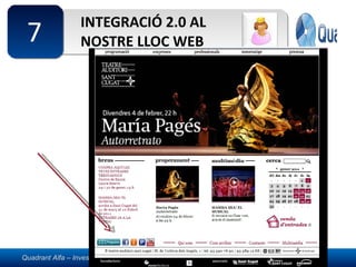 INTEGRACIÓ 2.0 AL NOSTRE LLOC WEB 
