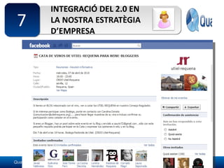 INTEGRACIÓ DEL 2.0 EN LA NOSTRA ESTRATÈGIA D’EMPRESA 