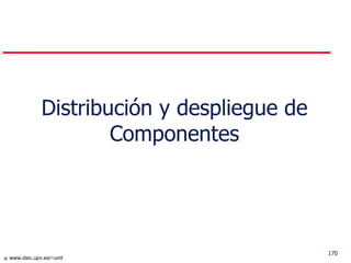 Distribución y despliegue de Componentes 