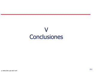 V Conclusiones 