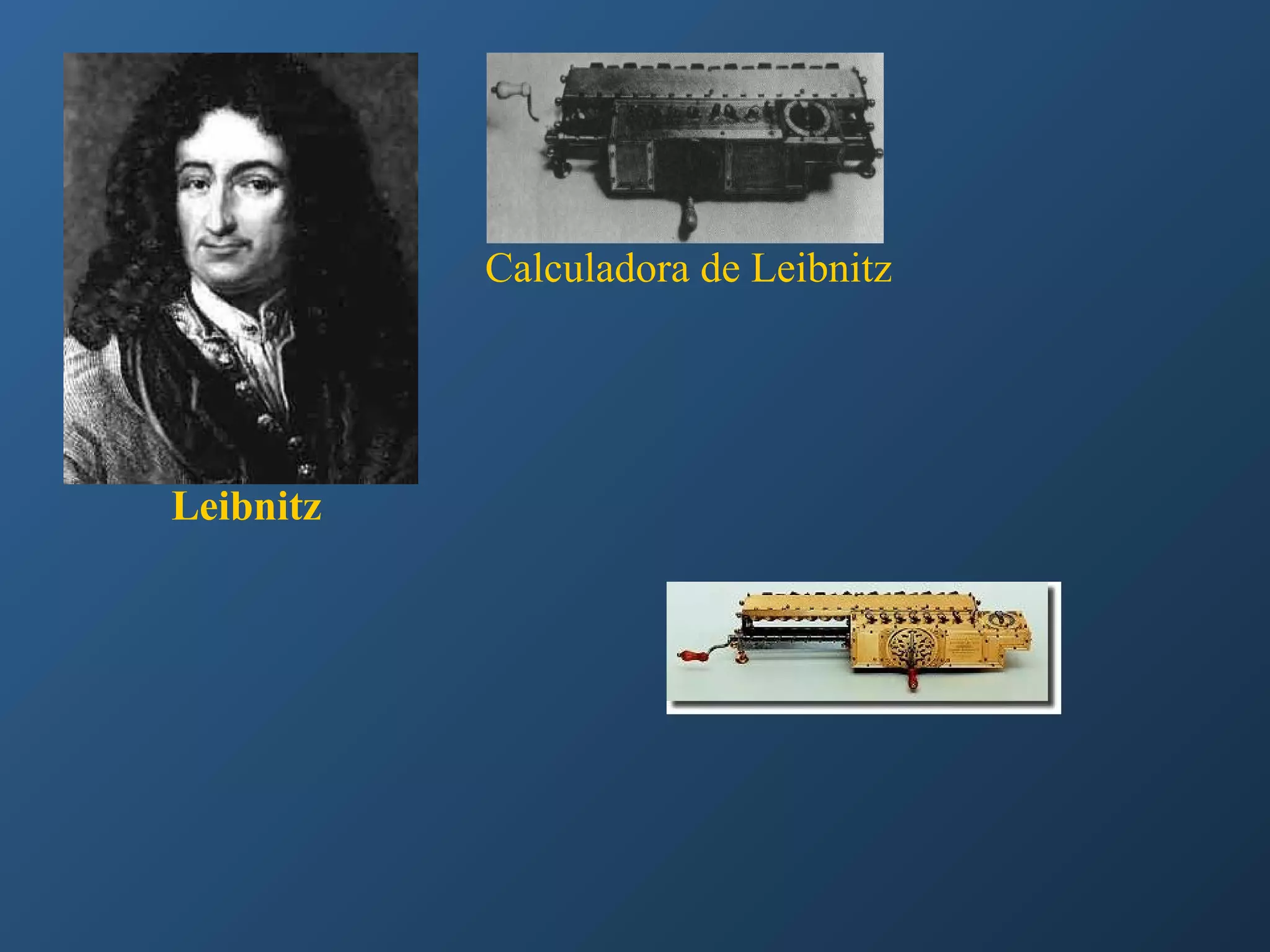 Calculadora de Leibnitz

Leibnitz

 