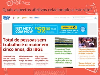 44
Quais aspectos afetivos relacionado a este site?
 