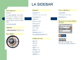 LA SIDEBAR 