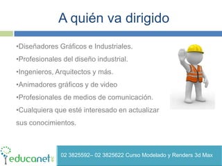 Introducción:Con3ds Max las posibilidades son infinitas, desde el modelado de una simple silla a un edificio, o personajes de un video juego, incluso Shrek fue modelado y animado con este programa.Objetivos:Aprender a crear entidades 2D Y 3D.Lograr el manejo correcto de las herramientas del menú principal de 3d Max.Aprender a manejar