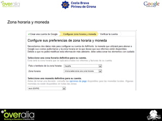 Zona horaria y moneda
 