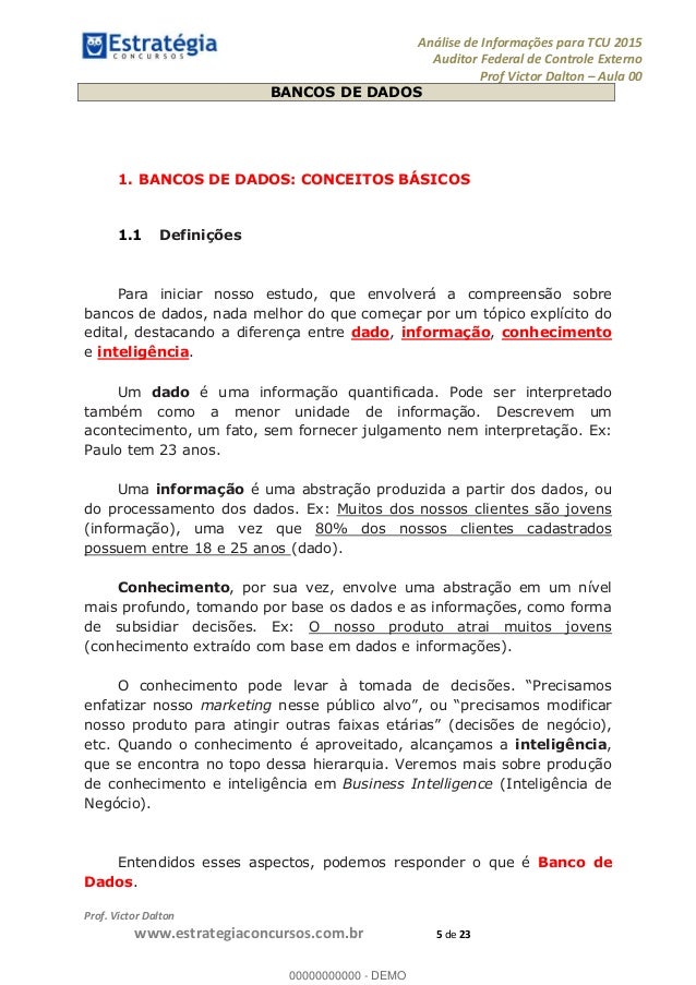 Cursos tcu