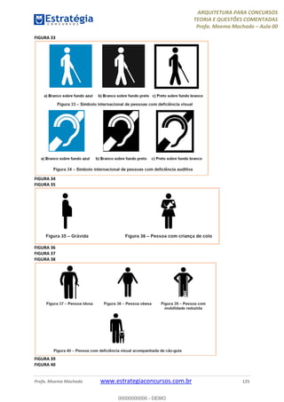 ARQUITETURA PARA CONCURSOS
TEORIA E QUESTÕES COMENTADAS
Profa. Moema Machado – Aula 00
Profa. Moema Machado www.estrategiaconcursos.com.br 125
FIGURA 33
FIGURA 34
FIGURA 35
FIGURA 36
FIGURA 37
FIGURA 38
FIGURA 39
FIGURA 40
00000000000 - DEMO
 