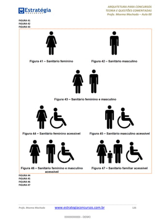 ARQUITETURA PARA CONCURSOS
TEORIA E QUESTÕES COMENTADAS
Profa. Moema Machado – Aula 00
Profa. Moema Machado www.estrategiaconcursos.com.br 126
FIGURA 41
FIGURA 42
FIGURA 43
FIGURA 44
FIGURA 45
FIGURA 46
FIGURA 47
00000000000 - DEMO
 