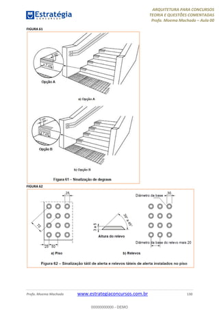 ARQUITETURA PARA CONCURSOS
TEORIA E QUESTÕES COMENTADAS
Profa. Moema Machado – Aula 00
Profa. Moema Machado www.estrategiaconcursos.com.br 130
FIGURA 61
FIGURA 62
00000000000 - DEMO
 
