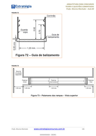 ARQUITETURA PARA CONCURSOS
TEORIA E QUESTÕES COMENTADAS
Profa. Moema Machado – Aula 00
Profa. Moema Machado www.estrategiaconcursos.com.br 136
FIGURA 72
FIGURA 73
00000000000 - DEMO
 