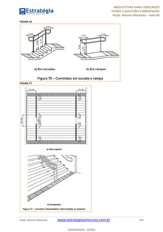 ARQUITETURA PARA CONCURSOS
TEORIA E QUESTÕES COMENTADAS
Profa. Moema Machado – Aula 00
Profa. Moema Machado www.estrategiaconcursos.com.br 138
FIGURA 76
FIGURA 77
00000000000 - DEMO
 