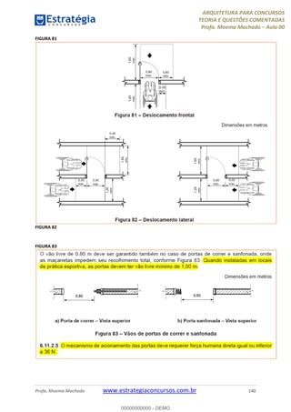 ARQUITETURA PARA CONCURSOS
TEORIA E QUESTÕES COMENTADAS
Profa. Moema Machado – Aula 00
Profa. Moema Machado www.estrategiaconcursos.com.br 140
FIGURA 81
FIGURA 82
FIGURA 83
00000000000 - DEMO
 