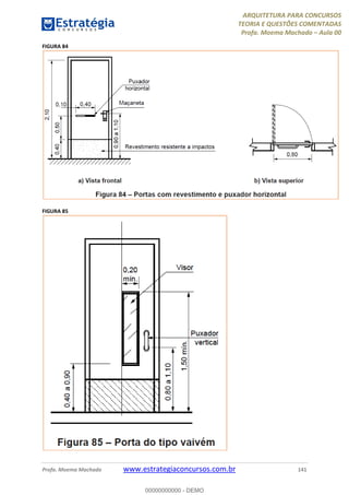 ARQUITETURA PARA CONCURSOS
TEORIA E QUESTÕES COMENTADAS
Profa. Moema Machado – Aula 00
Profa. Moema Machado www.estrategiaconcursos.com.br 141
FIGURA 84
FIGURA 85
00000000000 - DEMO
 