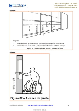 ARQUITETURA PARA CONCURSOS
TEORIA E QUESTÕES COMENTADAS
Profa. Moema Machado – Aula 00
Profa. Moema Machado www.estrategiaconcursos.com.br 142
FIGURA 86
FIGURA 87
00000000000 - DEMO
 