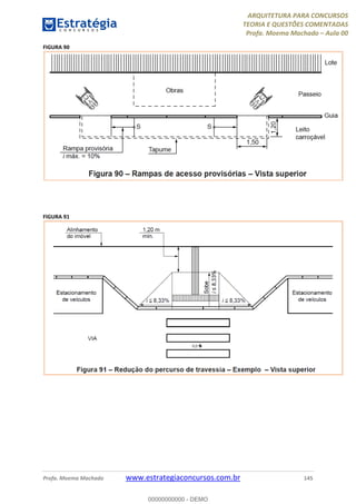 ARQUITETURA PARA CONCURSOS
TEORIA E QUESTÕES COMENTADAS
Profa. Moema Machado – Aula 00
Profa. Moema Machado www.estrategiaconcursos.com.br 145
FIGURA 90
FIGURA 91
00000000000 - DEMO
 