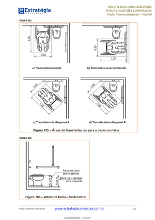 ARQUITETURA PARA CONCURSOS
TEORIA E QUESTÕES COMENTADAS
Profa. Moema Machado – Aula 00
Profa. Moema Machado www.estrategiaconcursos.com.br 152
FIGURA 102
FIGURA 103
00000000000 - DEMO
 