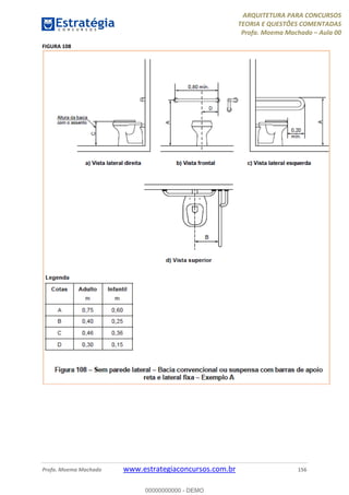 ARQUITETURA PARA CONCURSOS
TEORIA E QUESTÕES COMENTADAS
Profa. Moema Machado – Aula 00
Profa. Moema Machado www.estrategiaconcursos.com.br 156
FIGURA 108
00000000000 - DEMO
 