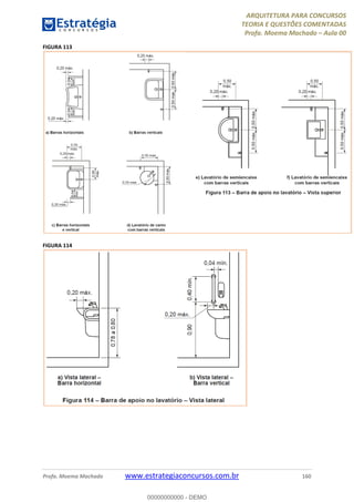 ARQUITETURA PARA CONCURSOS
TEORIA E QUESTÕES COMENTADAS
Profa. Moema Machado – Aula 00
Profa. Moema Machado www.estrategiaconcursos.com.br 160
FIGURA 113
FIGURA 114
00000000000 - DEMO
 