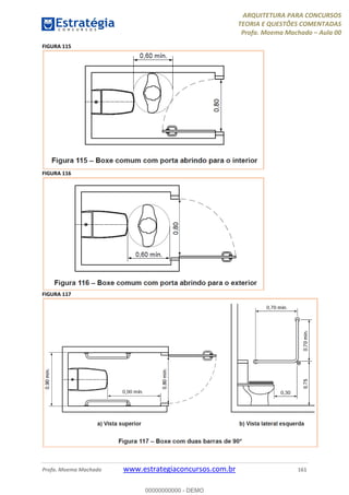 ARQUITETURA PARA CONCURSOS
TEORIA E QUESTÕES COMENTADAS
Profa. Moema Machado – Aula 00
Profa. Moema Machado www.estrategiaconcursos.com.br 161
FIGURA 115
FIGURA 116
FIGURA 117
00000000000 - DEMO
 