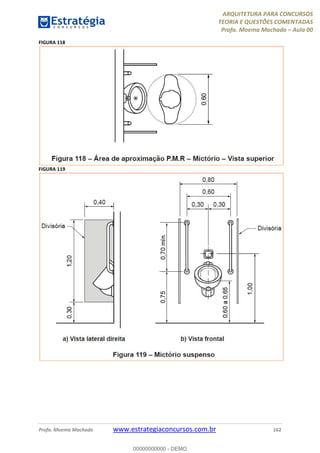 ARQUITETURA PARA CONCURSOS
TEORIA E QUESTÕES COMENTADAS
Profa. Moema Machado – Aula 00
Profa. Moema Machado www.estrategiaconcursos.com.br 162
FIGURA 118
FIGURA 119
00000000000 - DEMO
 