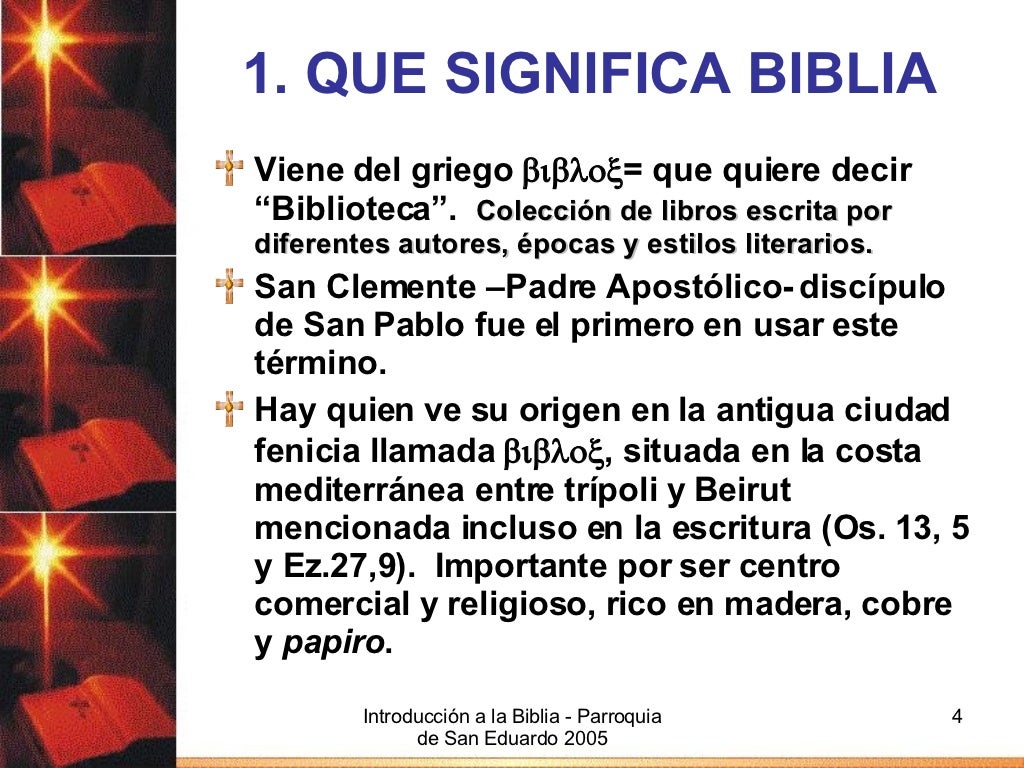 Curso Biblico Introduccion I