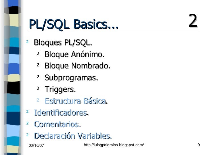 Curso pl sql