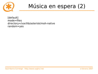 Curso de Asterisk (e-Verano 2007)