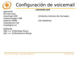 Curso de Asterisk (e-Verano 2007)