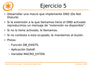 Curso de Asterisk (e-Verano 2007)