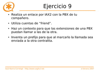 Curso de Asterisk (e-Verano 2007)