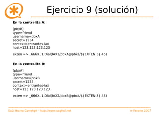 Curso de Asterisk (e-Verano 2007)
