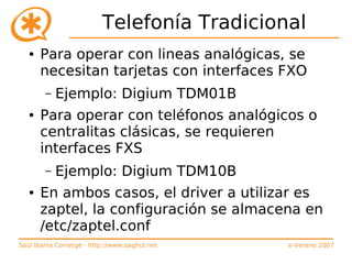 Curso de Asterisk (e-Verano 2007)