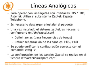Curso de Asterisk (e-Verano 2007)
