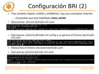 Curso de Asterisk (e-Verano 2007)