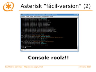 Curso de Asterisk (e-Verano 2007)
