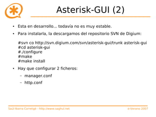 Curso de Asterisk (e-Verano 2007)