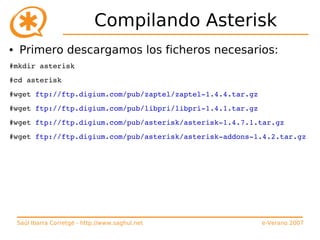 Curso de Asterisk (e-Verano 2007)