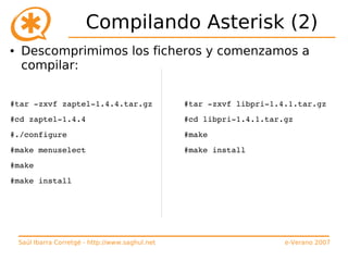 Curso de Asterisk (e-Verano 2007)