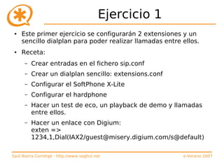 Curso de Asterisk (e-Verano 2007)
