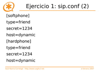 Curso de Asterisk (e-Verano 2007)