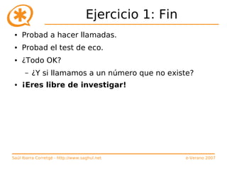 Curso de Asterisk (e-Verano 2007)